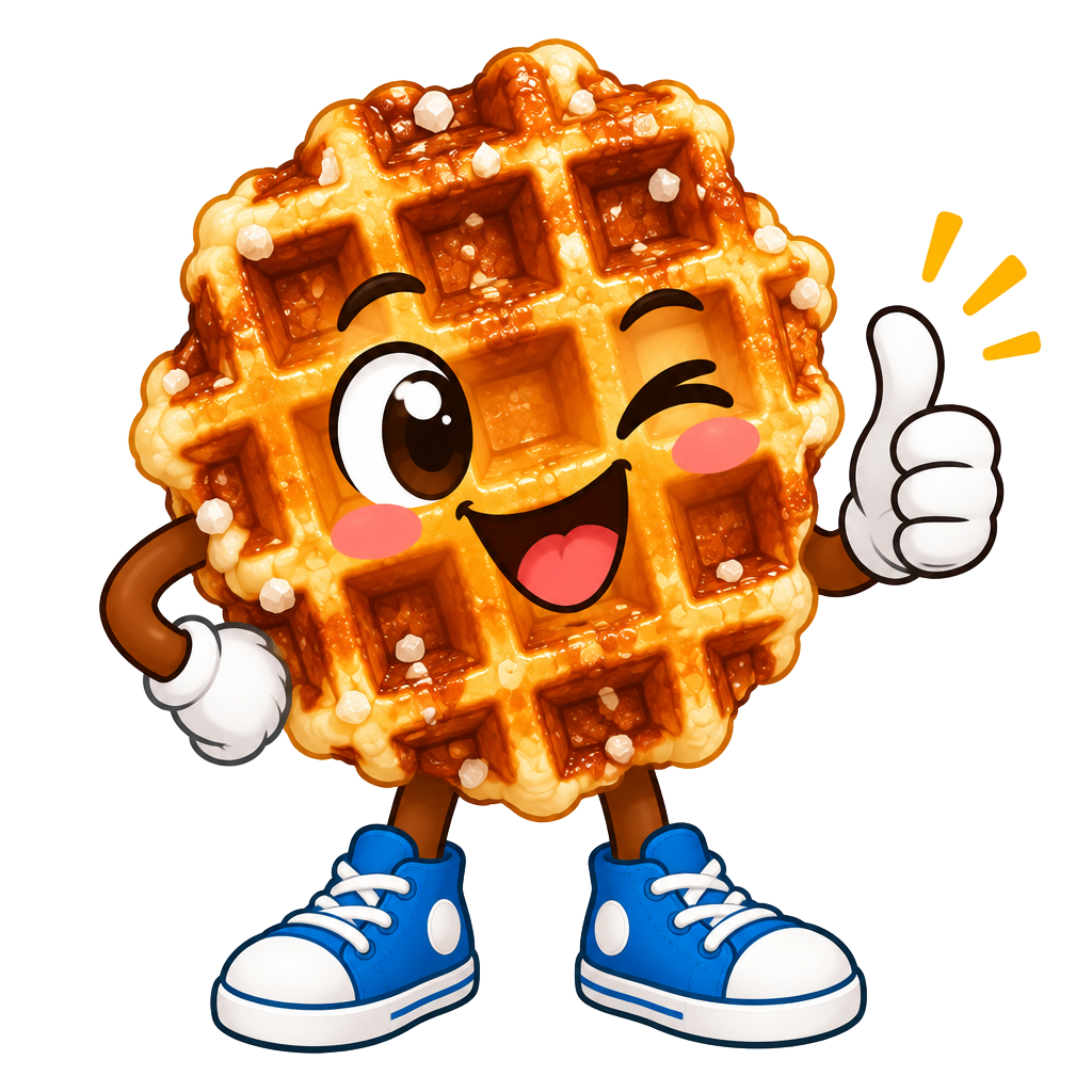 Gaufre mascotte